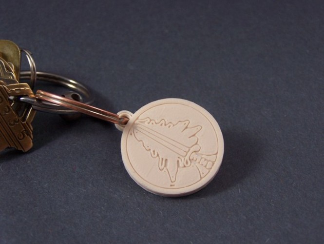 Bookhouse Boys Badge Keychain 3D Print 1847