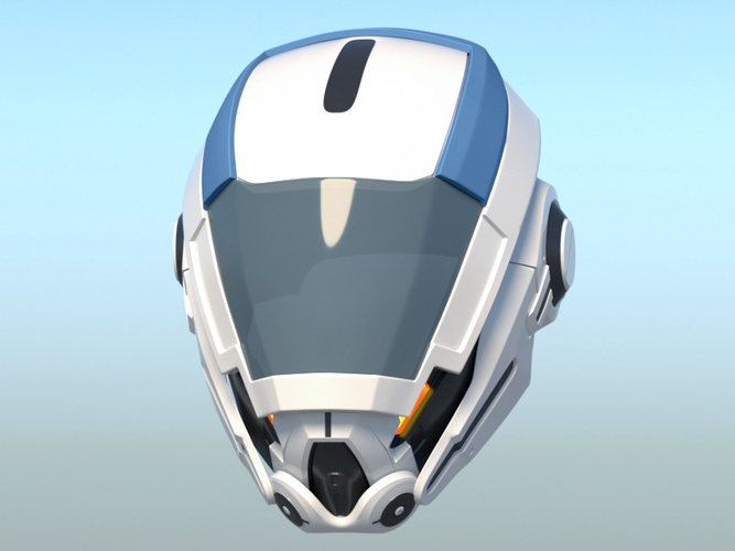 Mass Effect Andromeda cosplay helmet 3D-printable