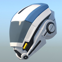 Mass Effect Andromeda cosplay helmet 3D-printable - Thumbnail 2