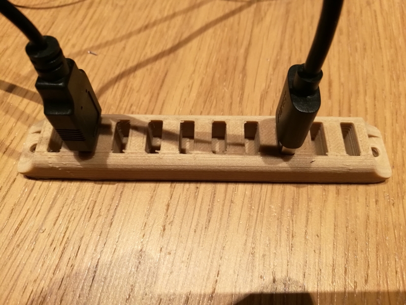 USB wall organizer