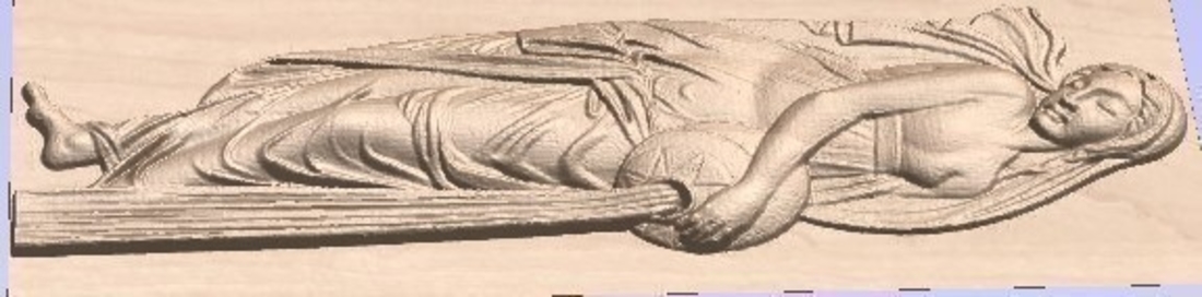  Statue women bas relief 3D Print 184991