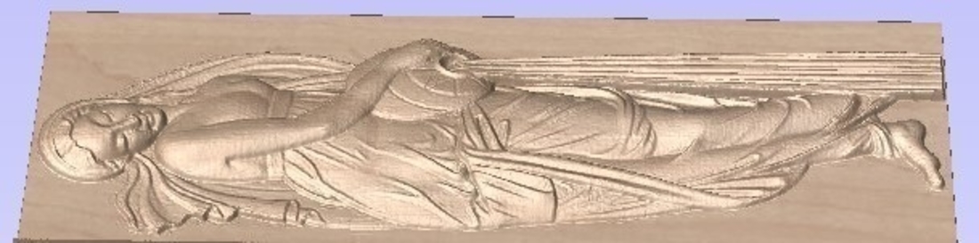  Statue women bas relief 3D Print 184992