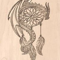 Dragon 3d bas relief - Thumbnail 2