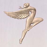 Small Angel women 3D Printing 185007