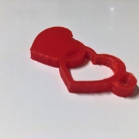 heart key chain - Thumbnail 2