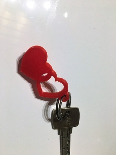 heart key chain 3D Print 185202
