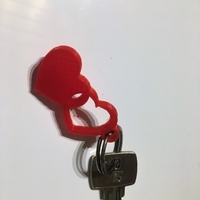 heart key chain - Thumbnail 3
