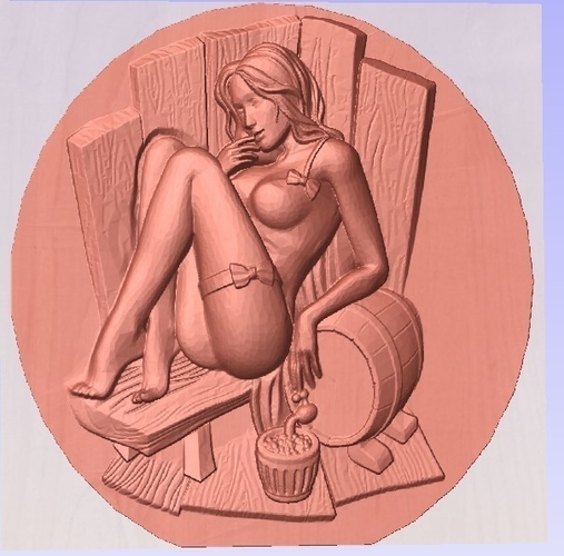 Women bas relief  3D Print 185246