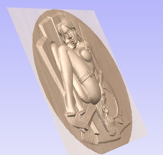 Women bas relief  3D Print 185247