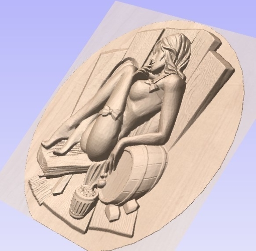 Women bas relief  3D Print 185248