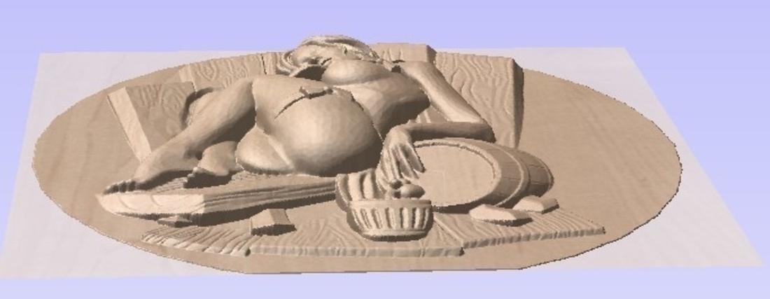 Women bas relief  3D Print 185249