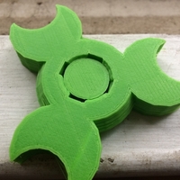 Small Fully 3D printed bearingless fidget spinner 3D Printing 185278
