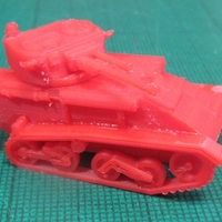 Small Mark VIC light tank 1/100 scale 3D Printing 185472