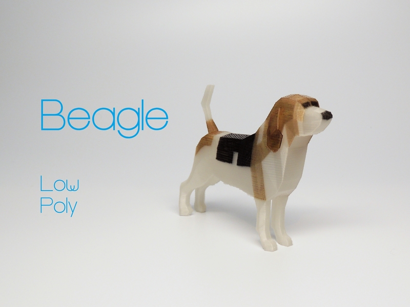 Beagle - Low Poly