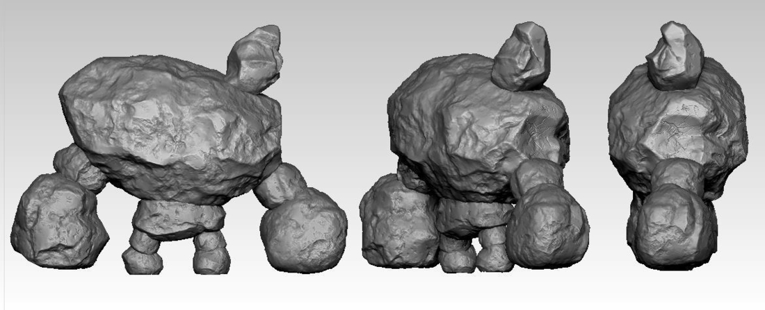 Stone Talus from Zelda Breath of the Wild 3D Print 185511