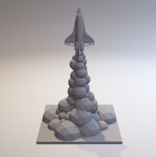 Launching Rocket Lamp 3D Print 185611