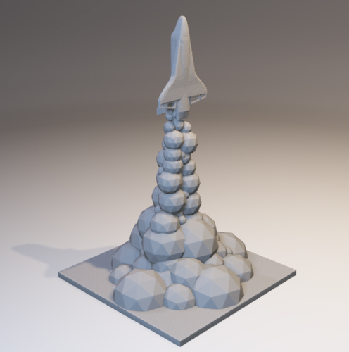 Launching Rocket Lamp 3D Print 185613