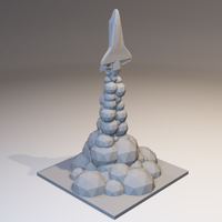 Launching Rocket Lamp - Thumbnail 5