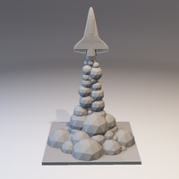 Launching Rocket Lamp - Thumbnail 6