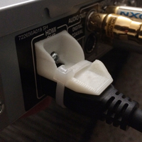 Small HDMI Support 3D Printing 185662