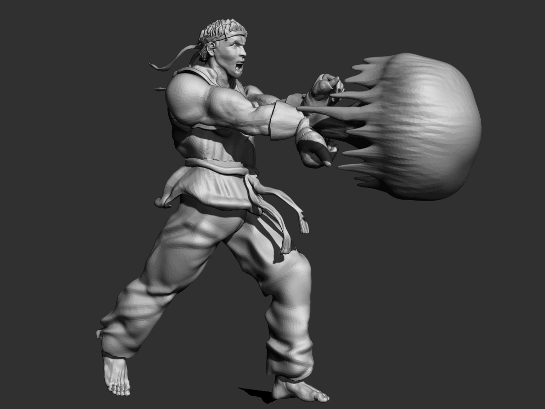 Ryu - Street Fighter - ZBrushCentral