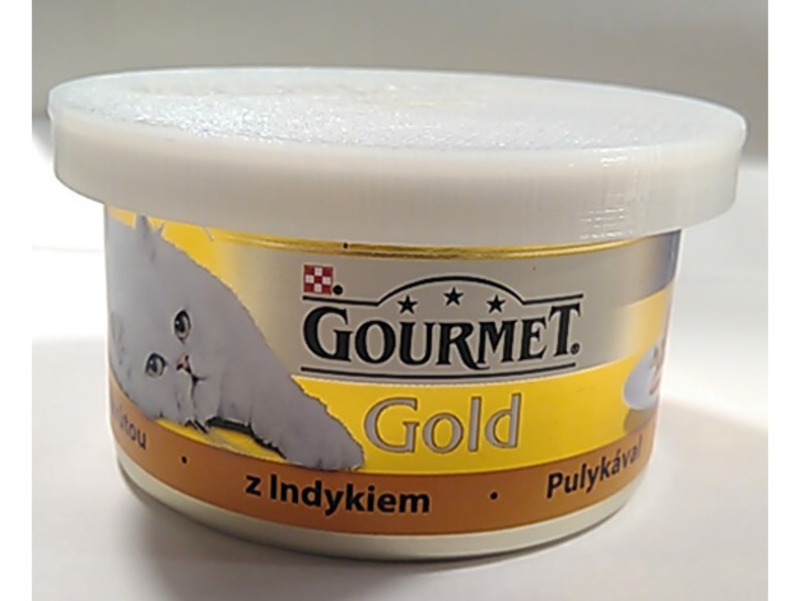 Cover for cat food can - Gourmet