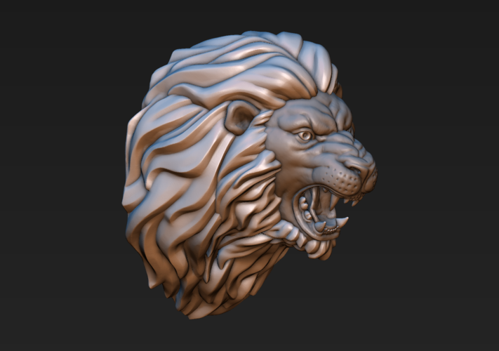 Lion head 3D Print 185754