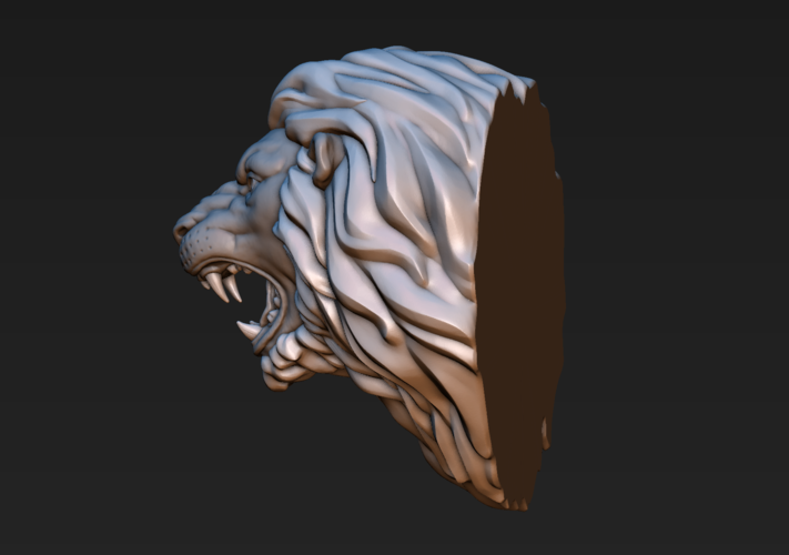Lion head 3D Print 185758