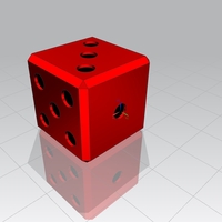 Small Loaded Dice 3D Printing 18576