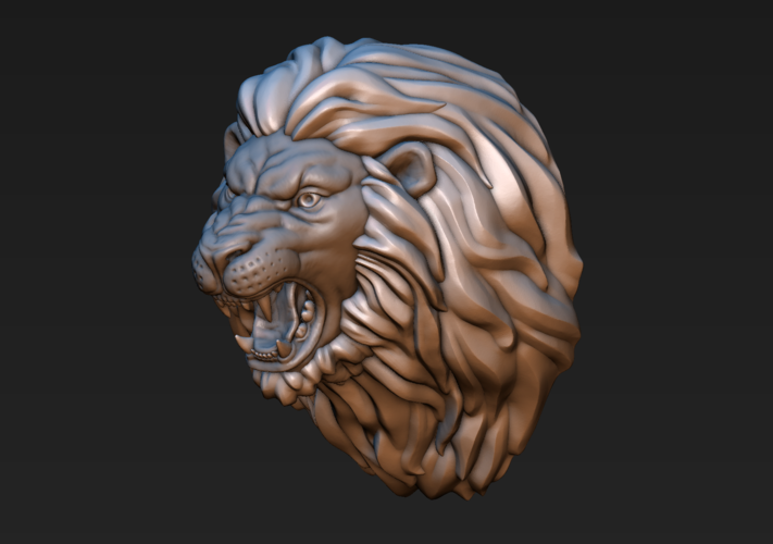 Lion head 3D Print 185760