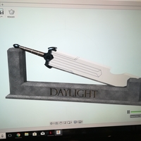 Small Trollhunters Daylight Sword 3D Printing 185792