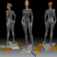 Star Trek Seven of Nine figurine. Jeri Ryan. - Thumbnail 5