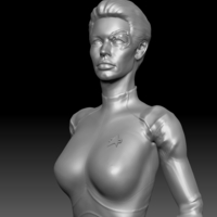 Star Trek Seven of Nine figurine. Jeri Ryan. - Thumbnail 8