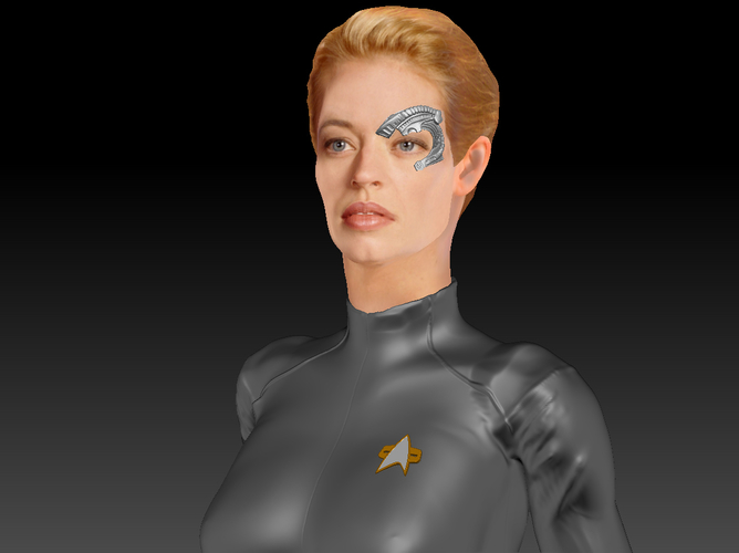 Star Trek Seven of Nine figurine. Jeri Ryan. 3D Print 185815