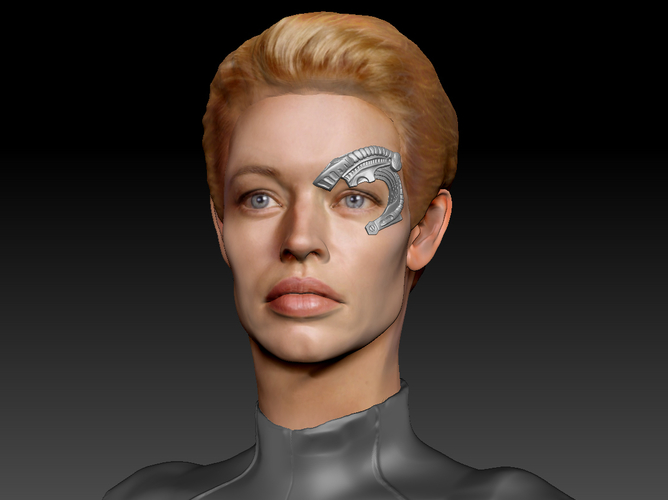 Star Trek Seven of Nine figurine. Jeri Ryan. 3D Print 185822