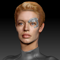 Star Trek Seven of Nine figurine. Jeri Ryan. - Thumbnail 20
