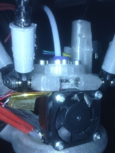 kossel mini effector with nut pockets