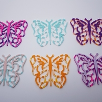 Butterfly Coasters - Multi Colour with one Nozzle! - Thumbnail 5