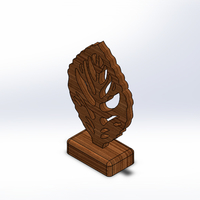 Small Decorative Leaf Stand 3D Printing 186005