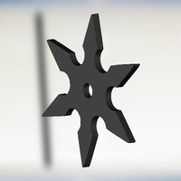 Small ninja star 3D Printing 186040