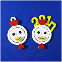  2017 HAPPY CHINESE NEW YEAR-YEAR OF The Rooster Keychain - Thumbnail 6