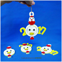  2017 HAPPY CHINESE NEW YEAR-YEAR OF The Rooster Keychain - Thumbnail 8
