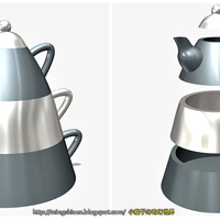 Creative tea sets - Thumbnail 5