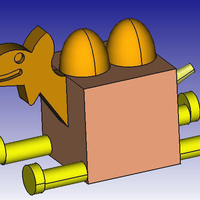 Small Camel 3D Block Zoo 3D Printing 186108