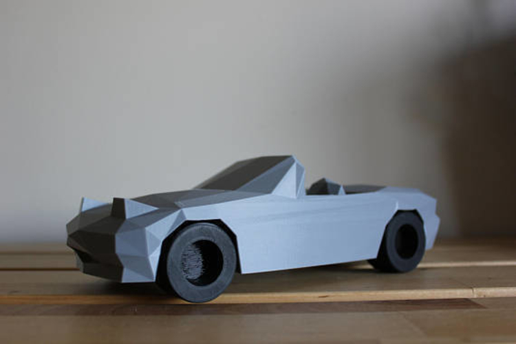 Low-Poly Mazda Miata 3D Print 186171
