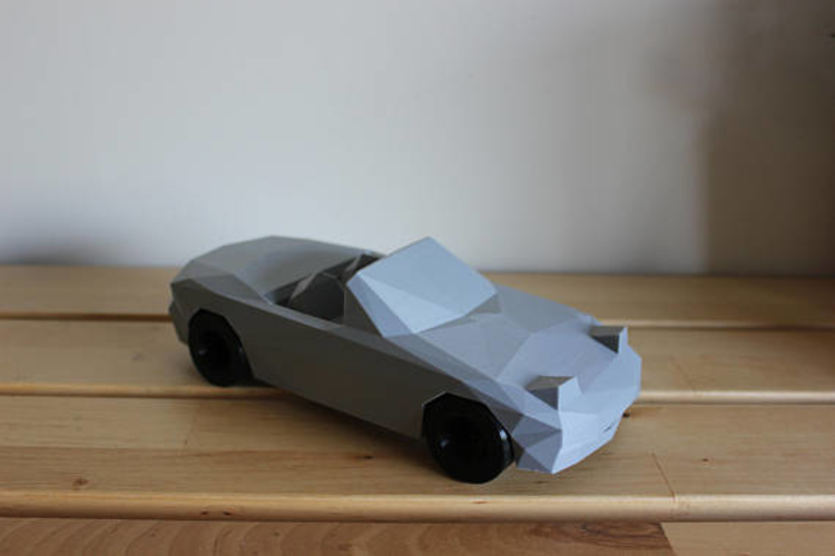 Low-Poly Mazda Miata 3D Print 186173