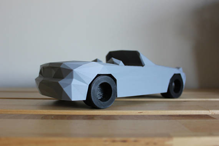 Low-Poly Mazda Miata 3D Print 186174