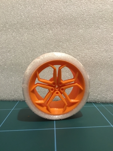 lambo wheel rim 1/10  3D Print 186193