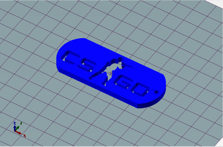 csgo keychain 3D Print 186254