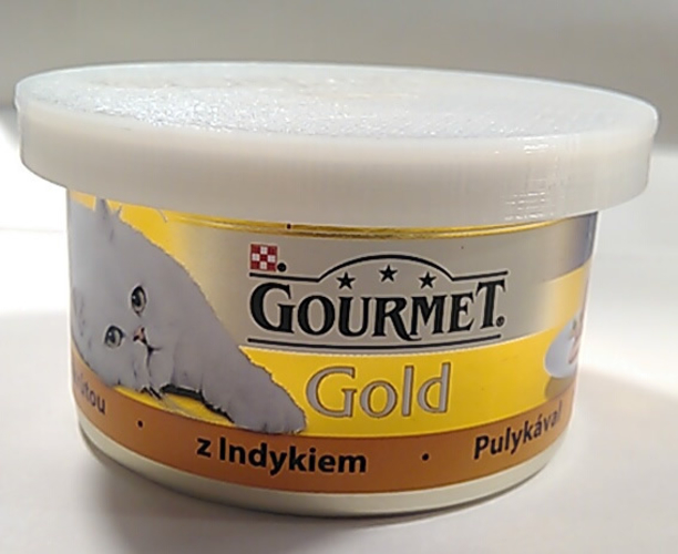 Cover for cat food can - Gourmet  3D Print 186299